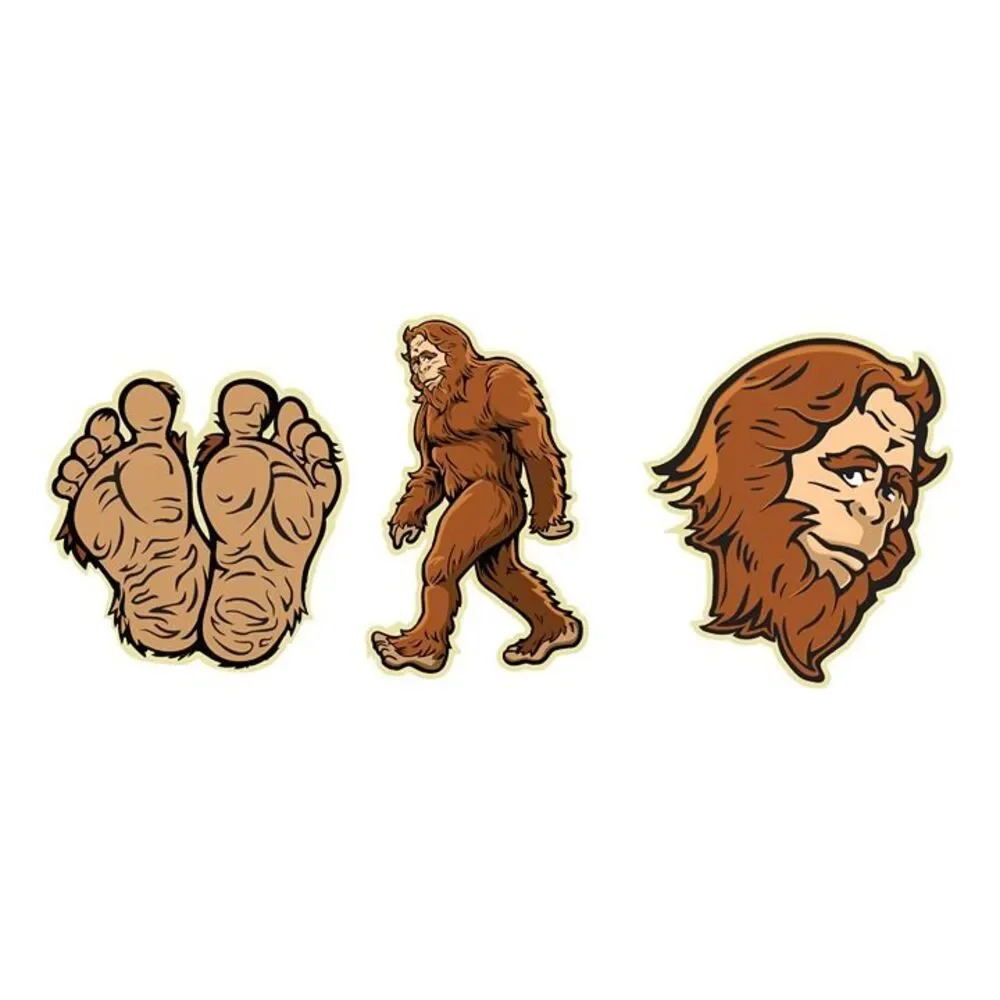 Bigfoot String Lights 10.5 ft LED USB 20-light set camping kids decor sasquatch